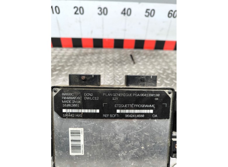 Блок управления двигателем к Блок управления двигателем к Peugeot Partner undefined г. Partner