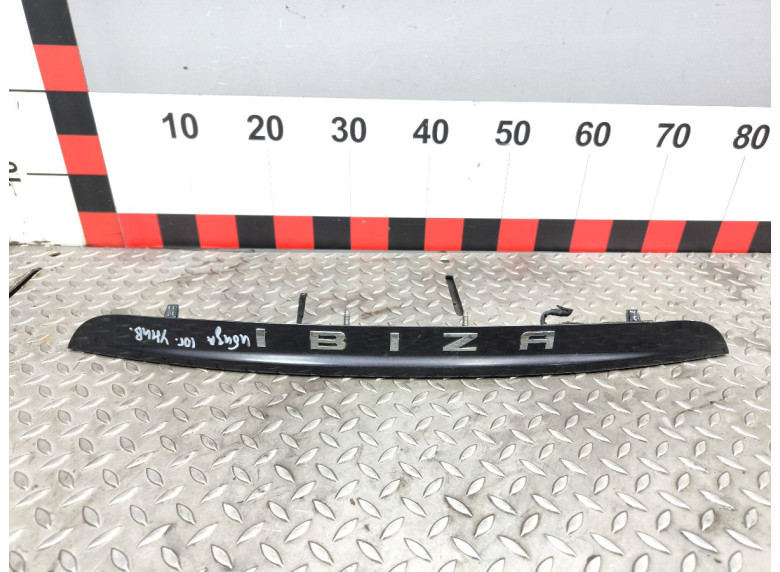 Накладка подсветки номера к Seat Ibiza, 2011г.