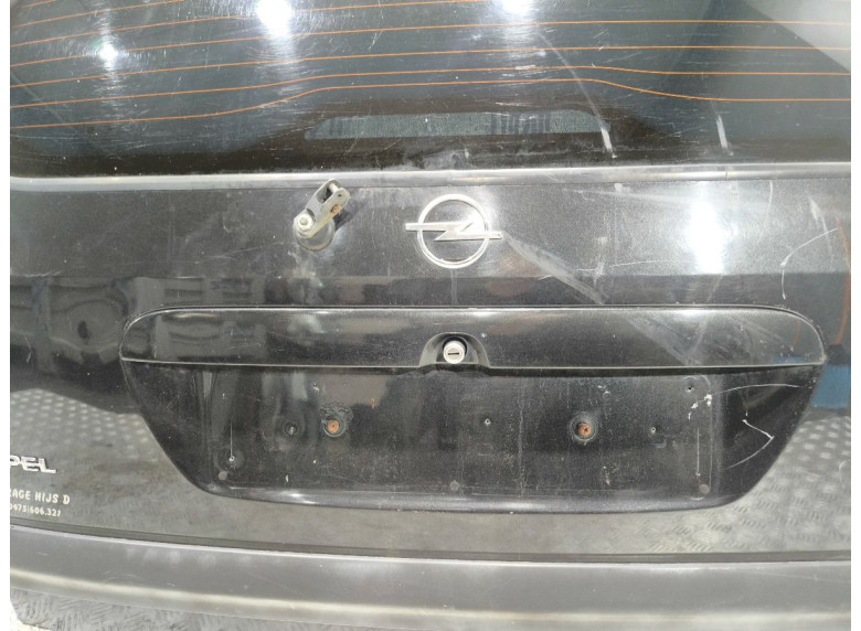 Накладка подсветки номера к Opel Zafira, 2003г.