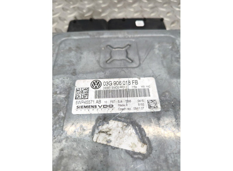 Блок управления двигателем к Volkswagen Golf, 2007г.