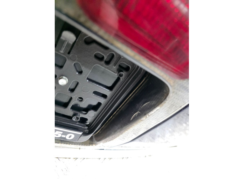 Накладка подсветки номера к Audi A6, 2001г.