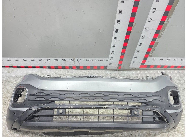 Заглушка (решетка) в бампер передний к Volkswagen T-Cross, 2019г.