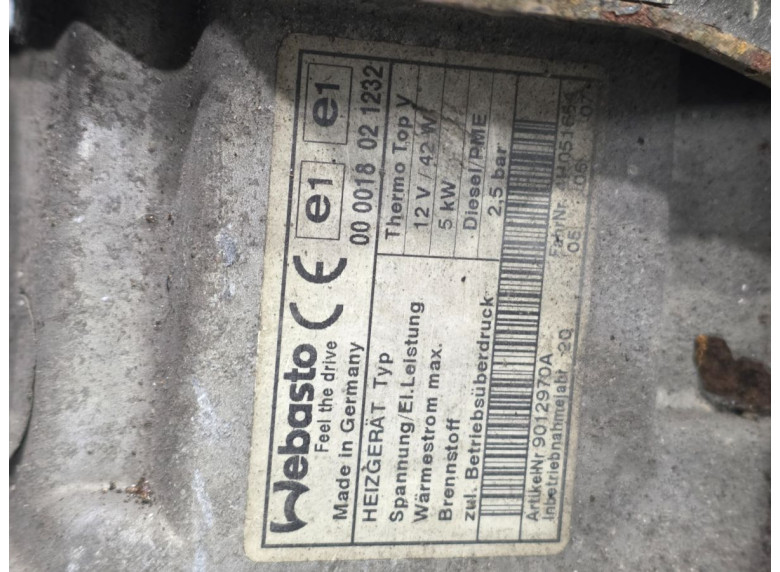 Автономный отопитель к Volkswagen Touran, 2005г.