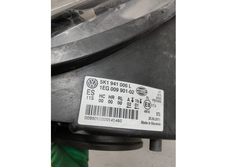 Фара правая к Volkswagen Golf, 2011г.