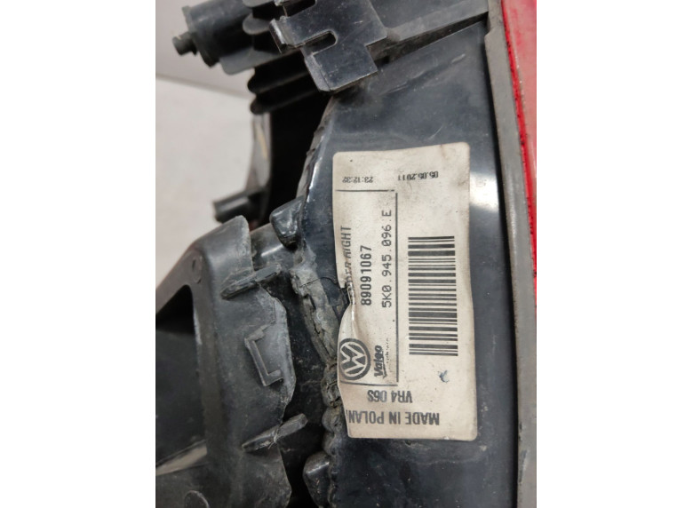 Фонарь задний правый к Volkswagen Golf, 2011г.