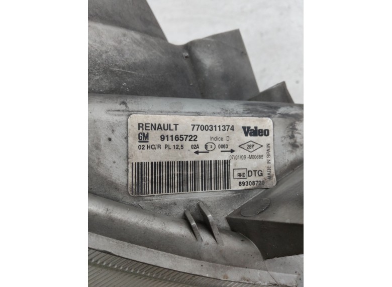 Фара правая к Фара правая к Renault Trafic undefined г. Trafic