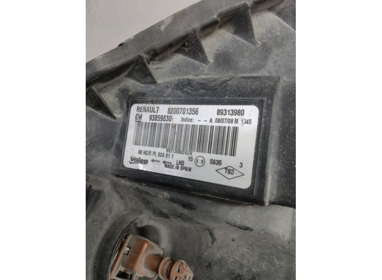 Фара правая к Фара правая к Renault Trafic undefined г. Trafic