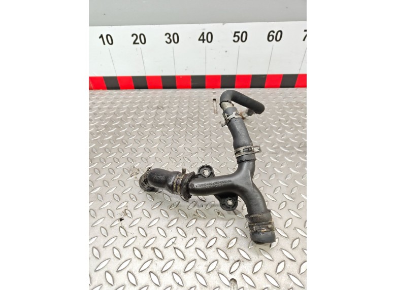 Фланец (тройник) системы охлаждения к Peugeot 607