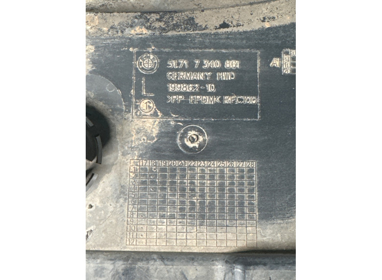 Защита арок передняя левая (подкрылок) к BMW 3 G20/G21, 2018г.