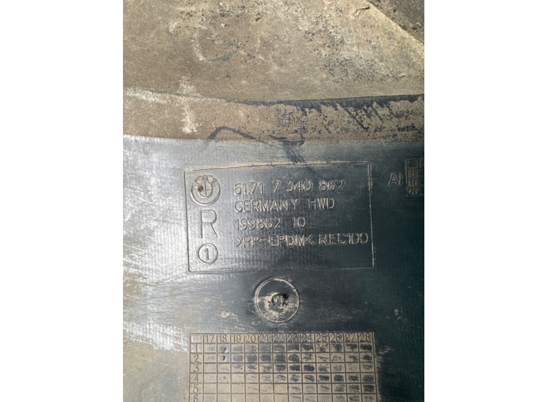 Защита арок передняя правая (подкрылок) к BMW 3 G20/G21, 2018г.