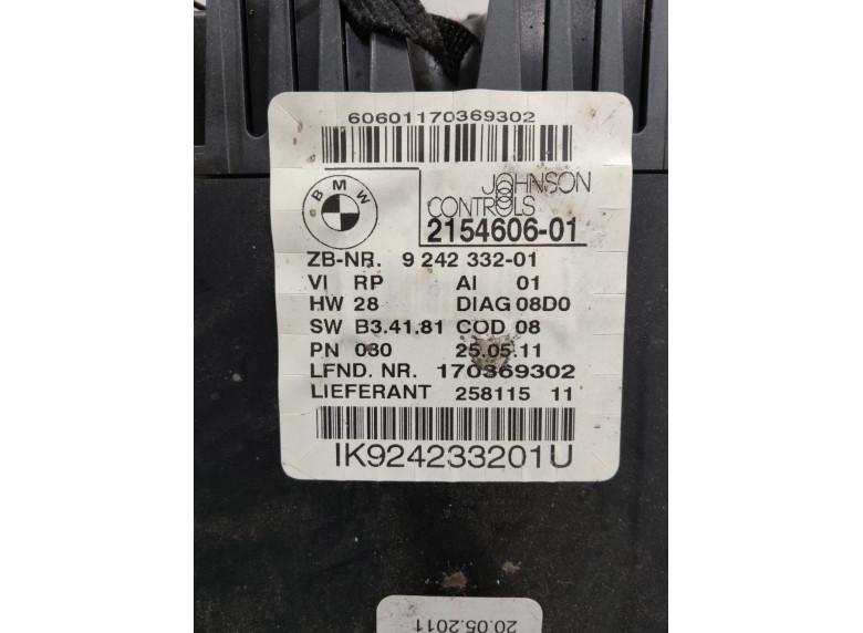 Щиток приборов (приборная панель) к BMW 1 E87/E81/E82/E88, 2011г.