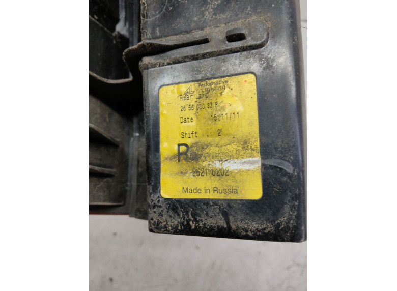 Фонарь задний правый к Renault Duster, 2013г.