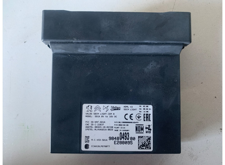 Блок управления светом к Peugeot 308, 2022г.