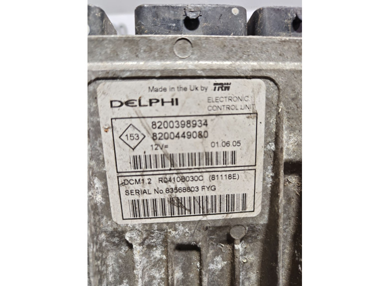 Блок управления двигателем к Блок управления двигателем к Renault Modus 2005 г. Modus