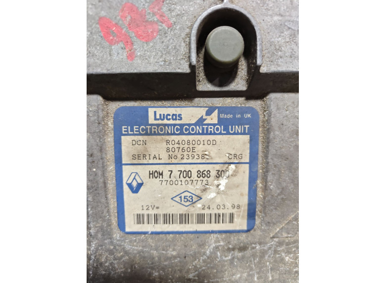 Блок управления двигателем к Блок управления двигателем к Renault Kangoo 1998 г. Kangoo