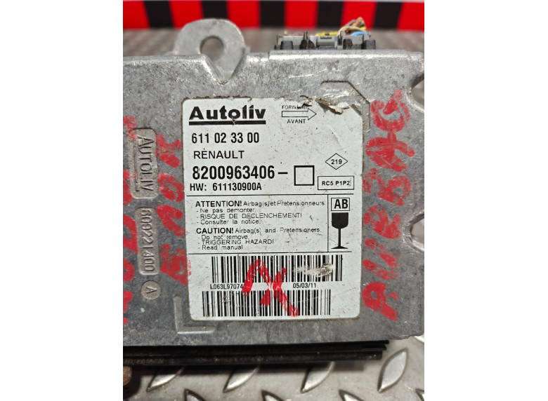 Блок AirBag к Renault Clio, 2011г.