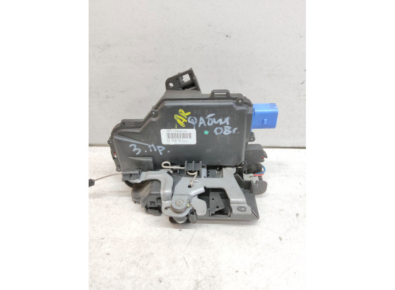 Замок двери задней правой к Skoda Fabia, 2008г.