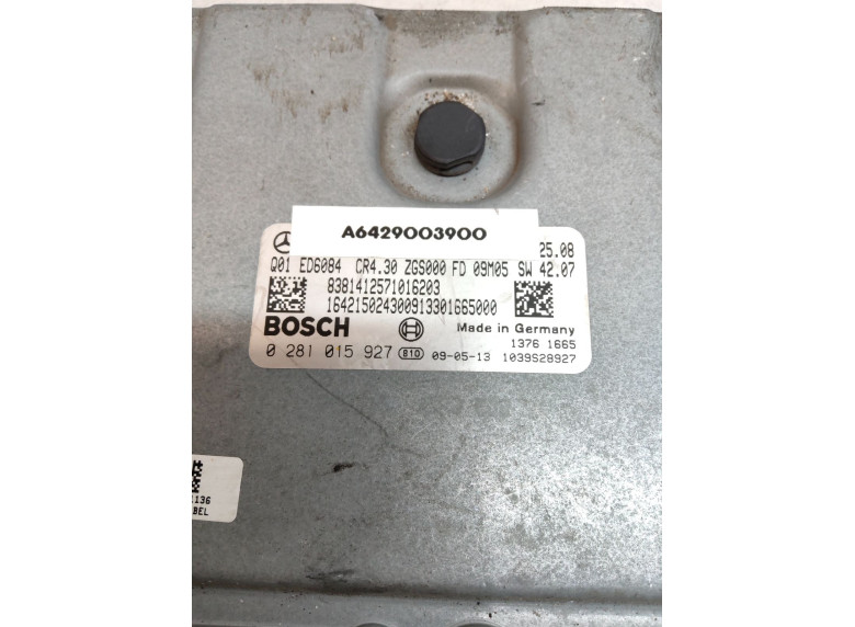 Блок управления двигателем к Mercedes Vito W639, 2009г.