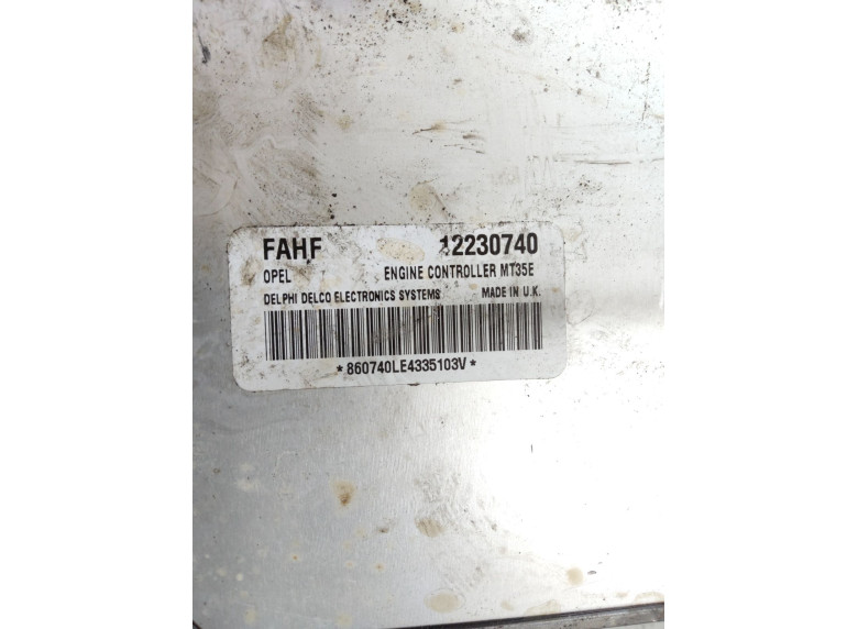 Блок управления двигателем к Opel Astra, 2003г.