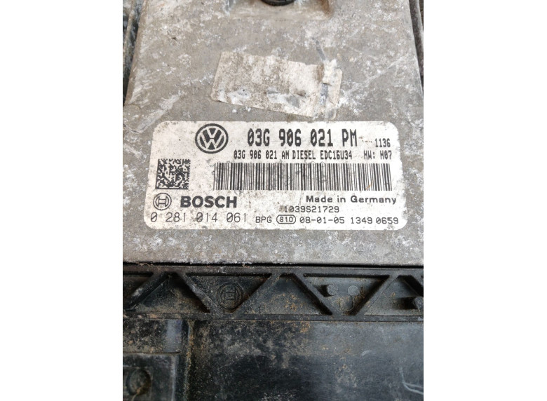 Блок управления двигателем к Volkswagen Golf, 2008г.