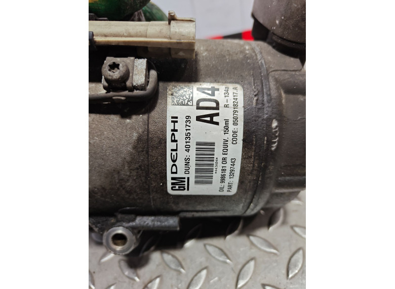 Компрессор кондиционера к Opel Zafira, 2008г.