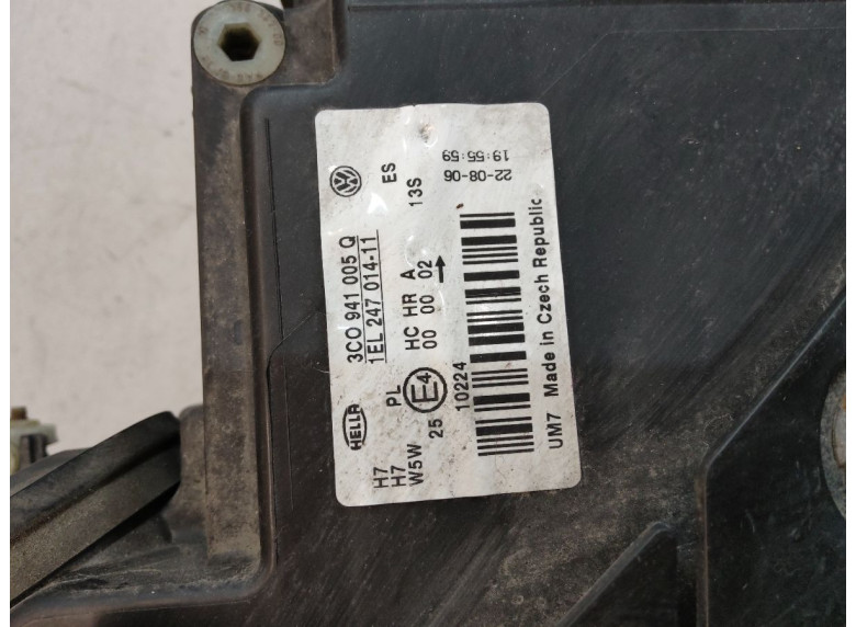 Фара левая к Volkswagen Passat, 2006г.