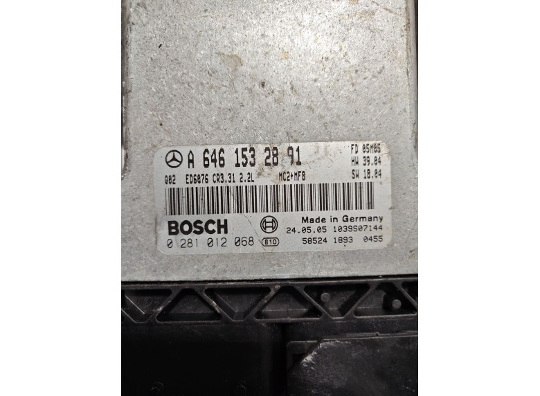 Блок управления двигателем к Mercedes Vito W639, 2005г.