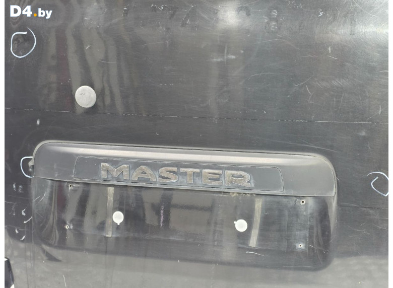 Накладка подсветки номера к Renault Master 2012 г.
