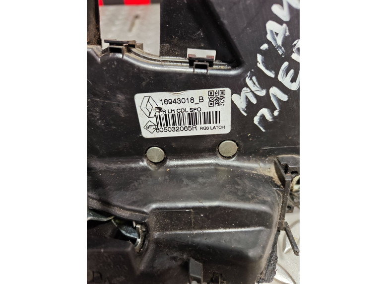 Замок двери передней левой к Renault Megane, 2019г.