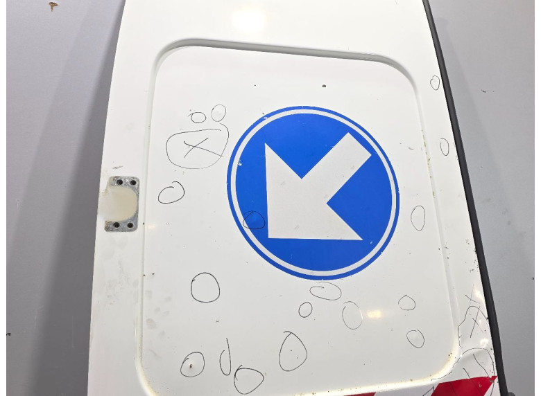 Дверь задняя распашная левая к Fiat Ducato, 2002г.