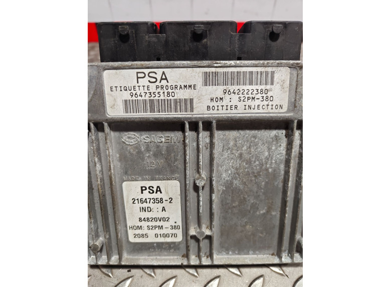 Блок управления двигателем к Peugeot 206, 2006г.