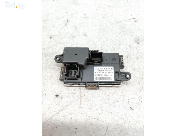 Сопротивление печки к Mercedes EW212 2010 г.