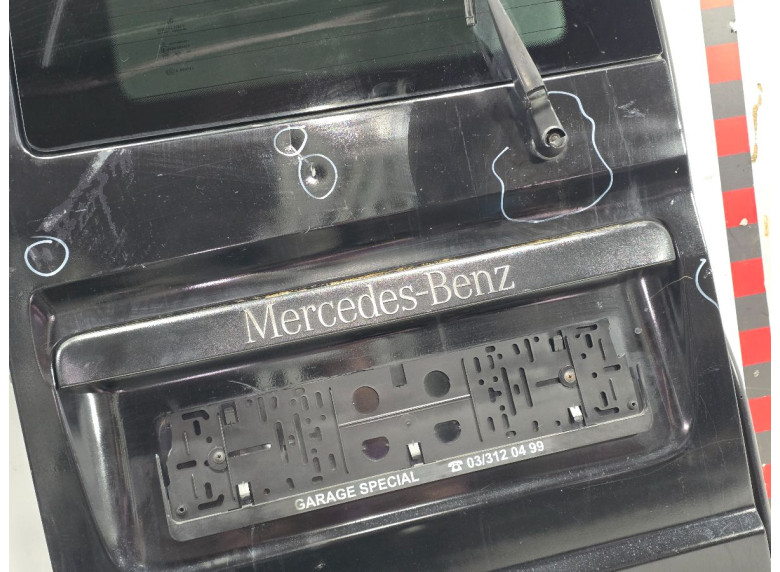 Накладка подсветки номера к Mercedes Vito W639, 2005г.