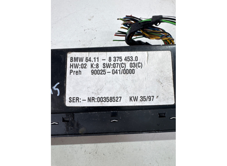 Блок управления печки/климат-контроля к BMW 5 E39, 1999г.