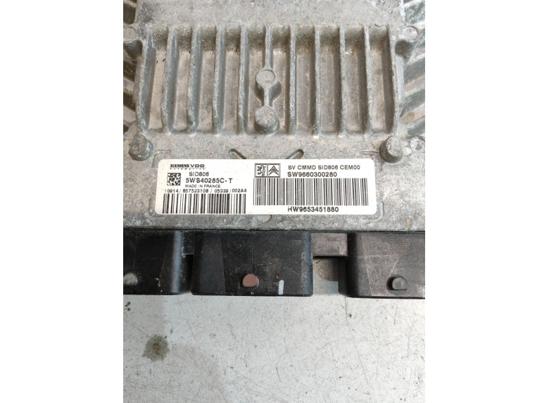 Блок управления двигателем к Citroen C3, 2014г.