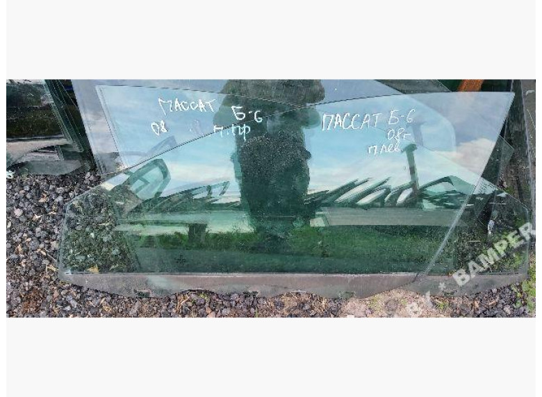 Стекло двери передней левой к Volkswagen Passat, 2006г.