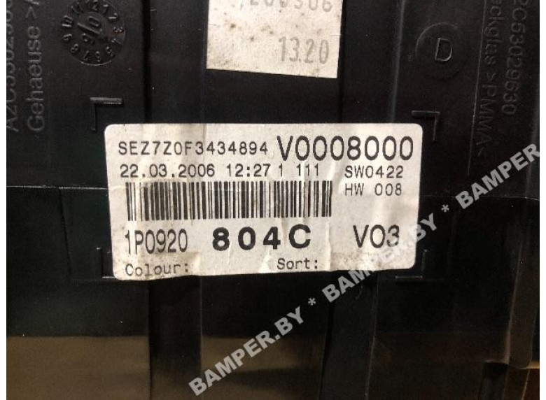 Щиток приборов (приборная панель) к Seat Leon, 2006г.