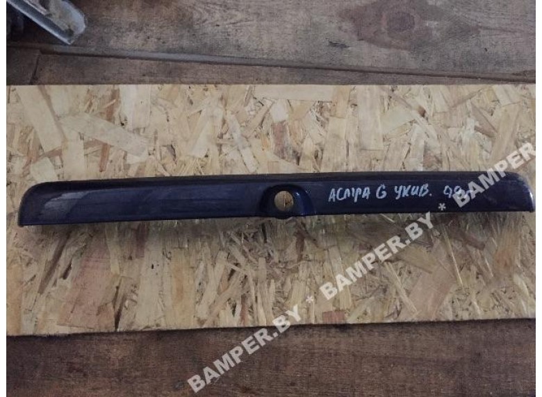 Накладка подсветки номера к Opel Astra