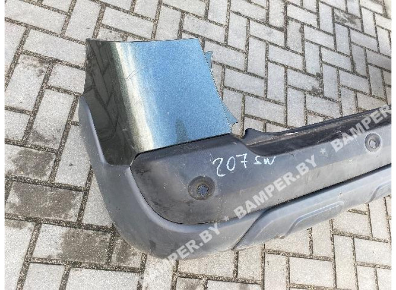 Бампер задний к Peugeot 207, 2006г.