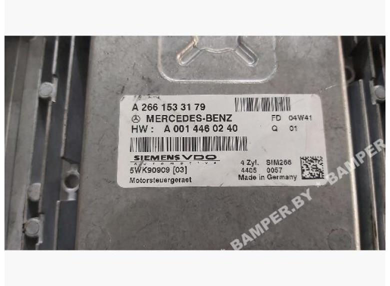 Блок управления двигателем к Mercedes A W169, 2007г.