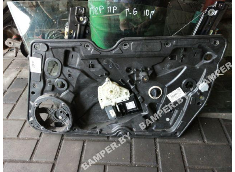 Стеклоподъемник электрический передний левый к Volkswagen Golf, 2010г.
