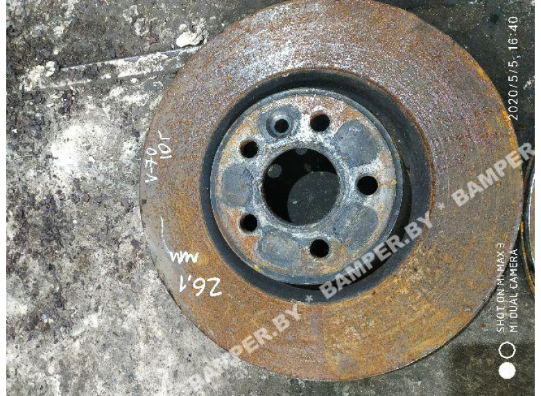 Диск тормозной передний к Volvo V70, 2010г.