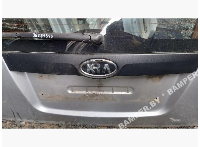 Накладка подсветки номера к Kia Picanto, 2009г.