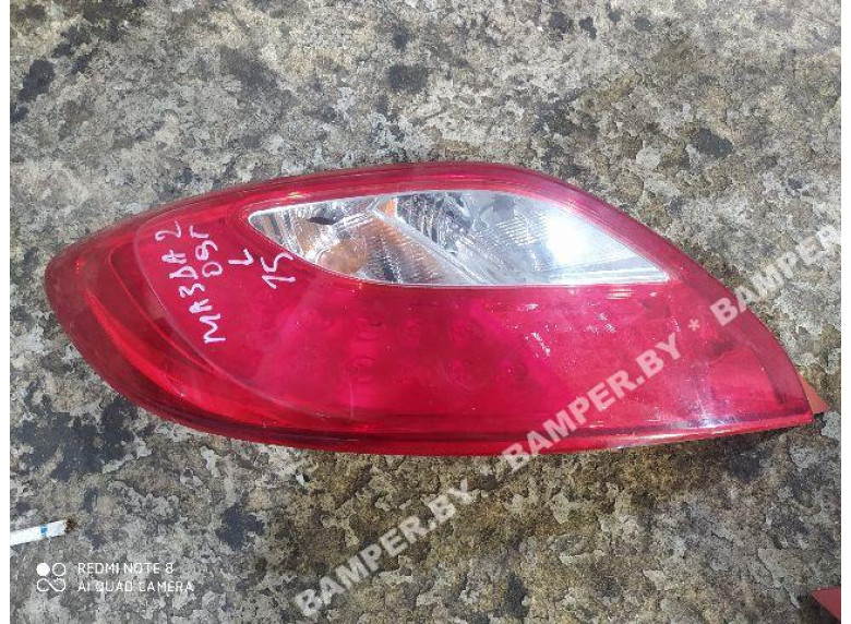 Фонарь задний левый к Mazda 2, 2009г.
