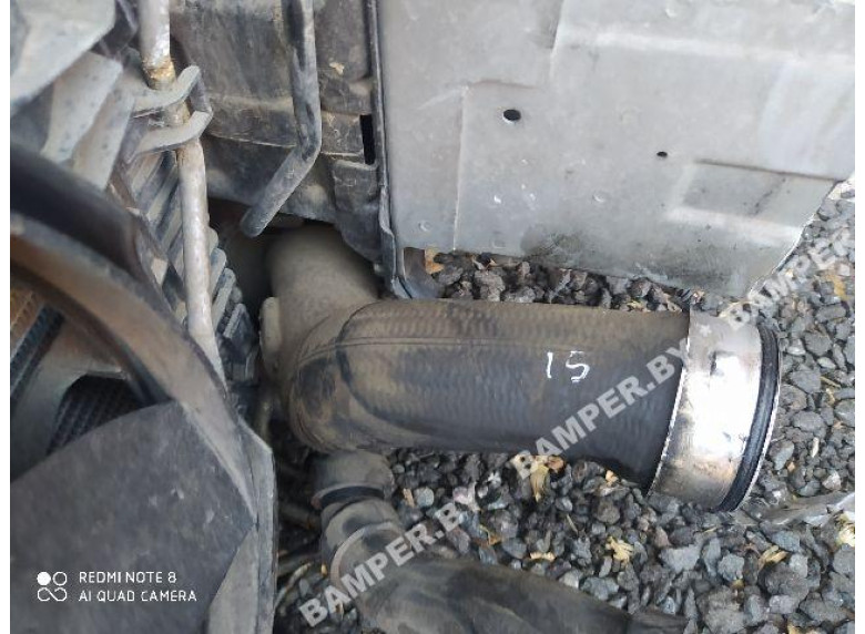 Патрубок интеркулера к Mercedes C W203, 2007г.