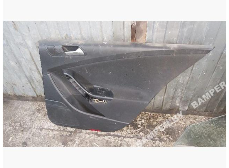 Обшивка двери задней правой (дверная карта) к Volkswagen Passat, 2007г.