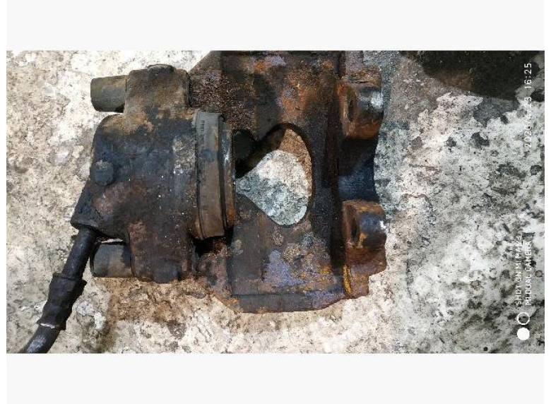 Суппорт передний левый к Volkswagen Transporter, 2005г.