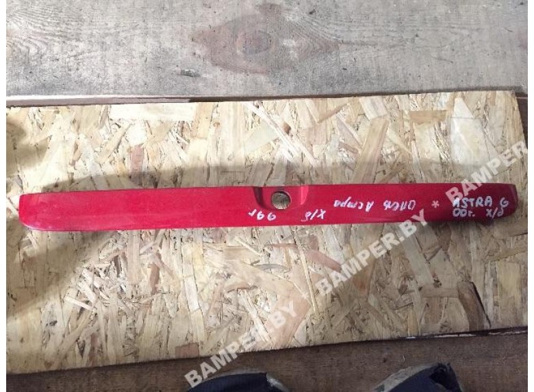 Накладка подсветки номера к Opel Astra