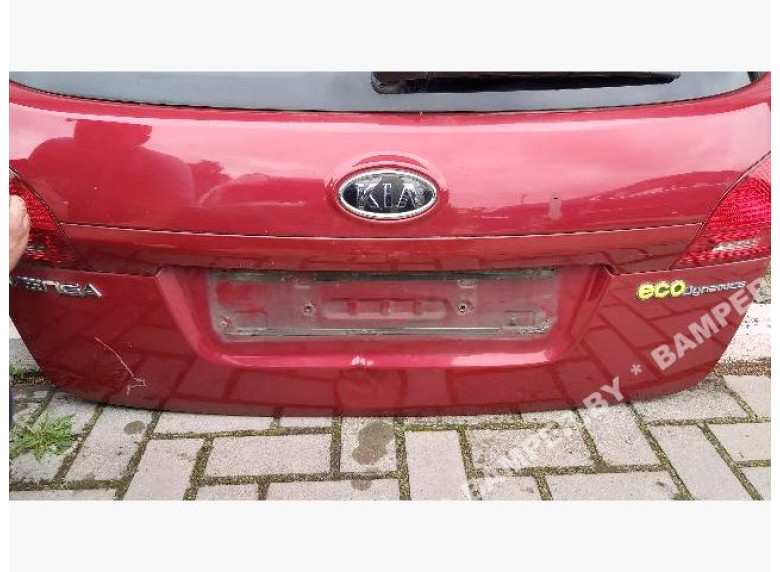 Накладка подсветки номера к Kia Venga, 2011г.