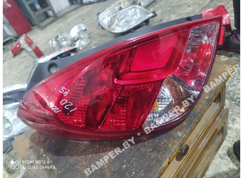Фонарь задний левый к Hyundai i20